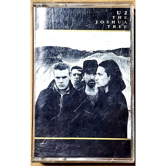 Vintage 80s U2 Cassette Joshua Tree Complete Case Full Inlay Clear Tape 1987 - Picture 1 of 8